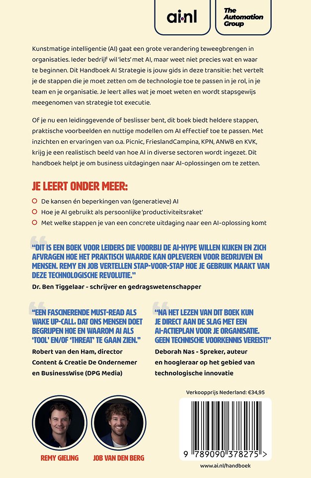 Handboek AI Strategie