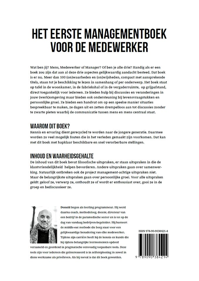 Het eerste managementboek voor de medewerker
