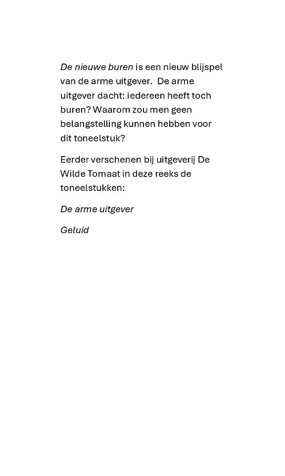 De nieuwe buren