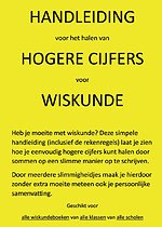 Handleiding voor het halen van hogere cijfers voor wiskunde