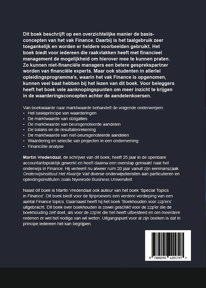 Van boekwaarde naar marktwaarde