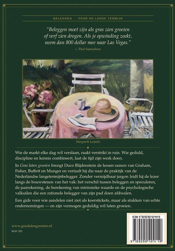 Gras laten groeien