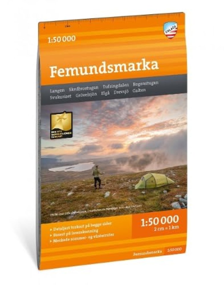 Femundsmarka Hiking Map