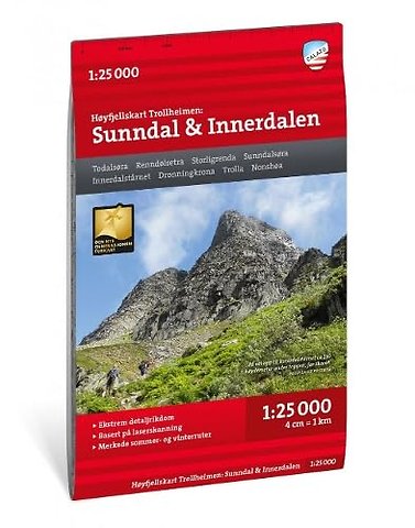 Trollheimen: Sunndal / Innerdalen - Hoyfjellskart