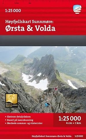 Sunnmore: Orsta & Volda - Hoyfjellskart