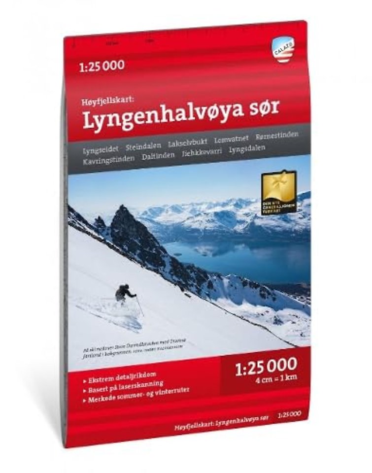 Lyngenhalvoya sor - Hoyfjellskart
