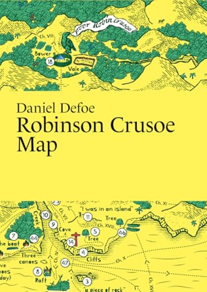 Daniel Defoe, Robinson Crusoe Map