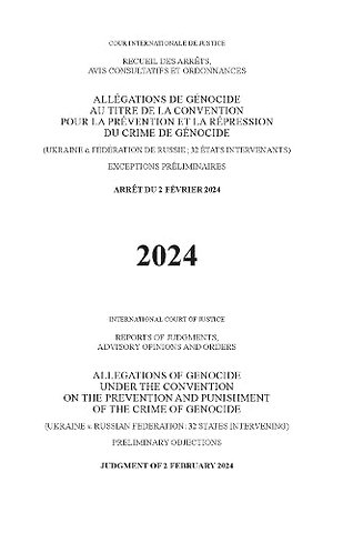 Allegations of Genocide Under the Convention on – Judgment of 2 February 2024