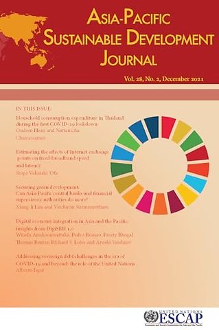 Asia–Pacific Sustainable Development Journal 2021, Issue No. 2