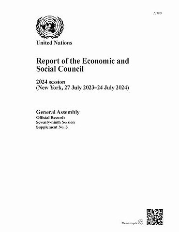 Report of the Economic and Social Council on Its 2024 Session