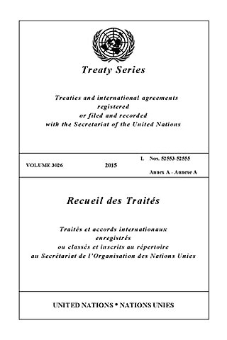 Treaty Series 3026 (English/French Edition)