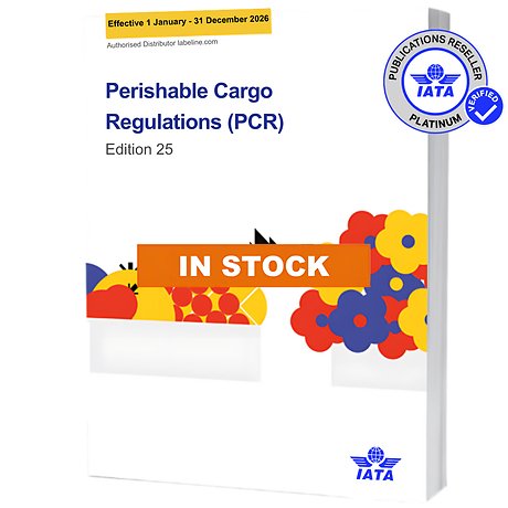 IATA Perishable Cargo Regulations (PCR) 2026 Paper manual - SKU 523526