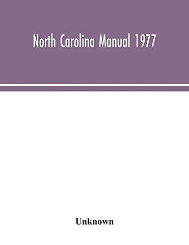 North Carolina Manual 1977