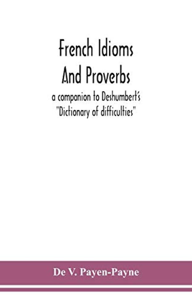 French idioms and proverbs