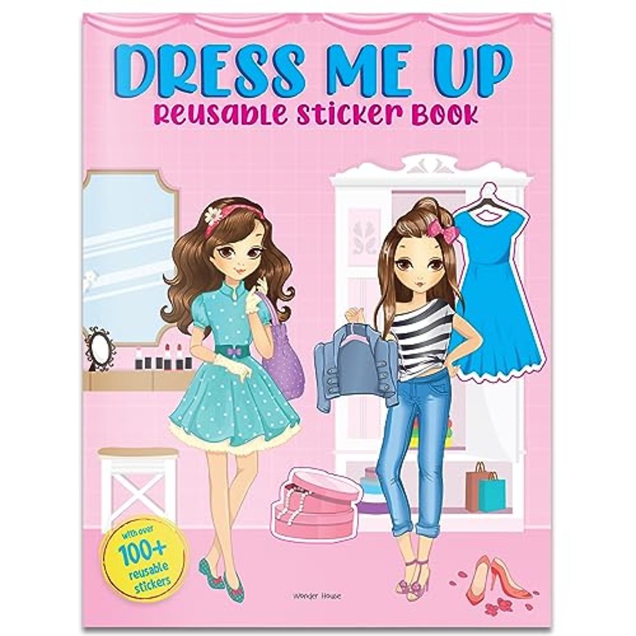 Dress Me Up Reusable Sticker Book?for Chindren