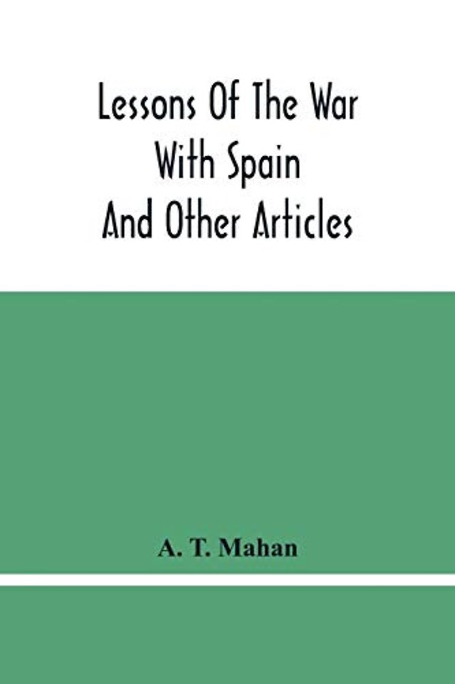 Lessons Of The War With Spain