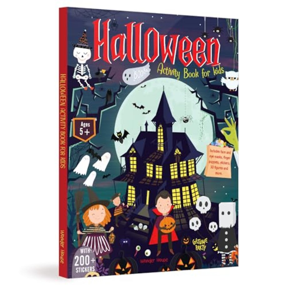 Halloween Activity Book For Kids