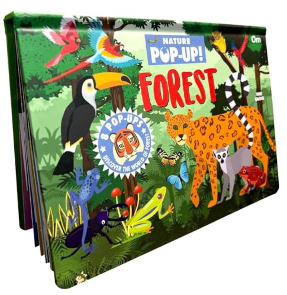Pop Up Forest Book for Kids