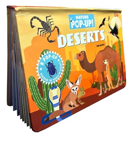 Pop Up Deserts Book for Kids