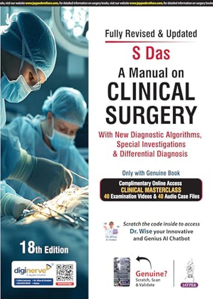 A Manual on Clinical Surgery with New Diagnostic Algorithms, Special Investigations & Different Diagnosis