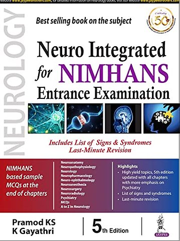 Neuro Integrated for NIMHANS Entrance Examination