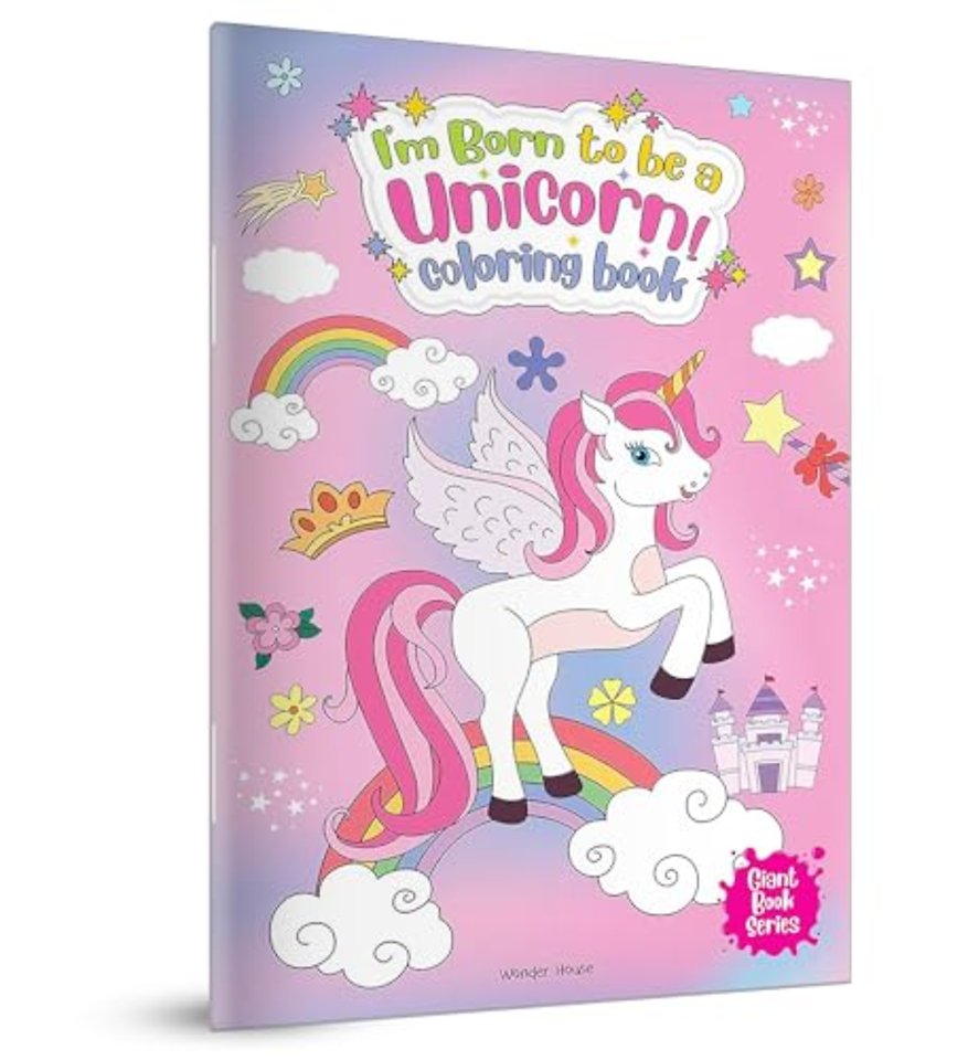 I am Born to be a Unicorn Coloring Book