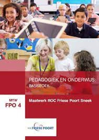 MTW FPO 4, Maatwerk ROC Friese Poort Sneek: Pedagogisch werk