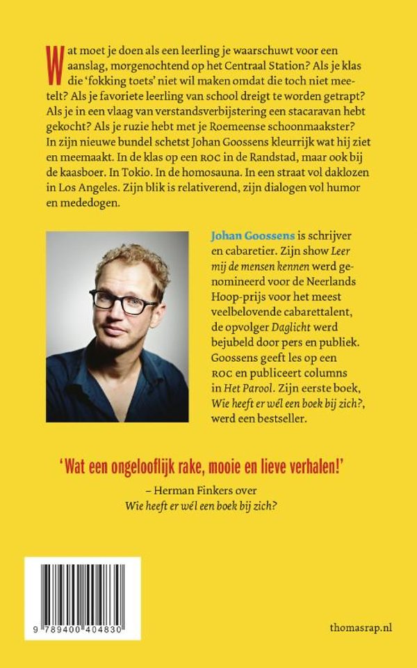 Jongens, ik wil nu toch écht beginnen