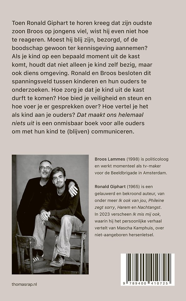Dat maakt ons helemaal niets uit