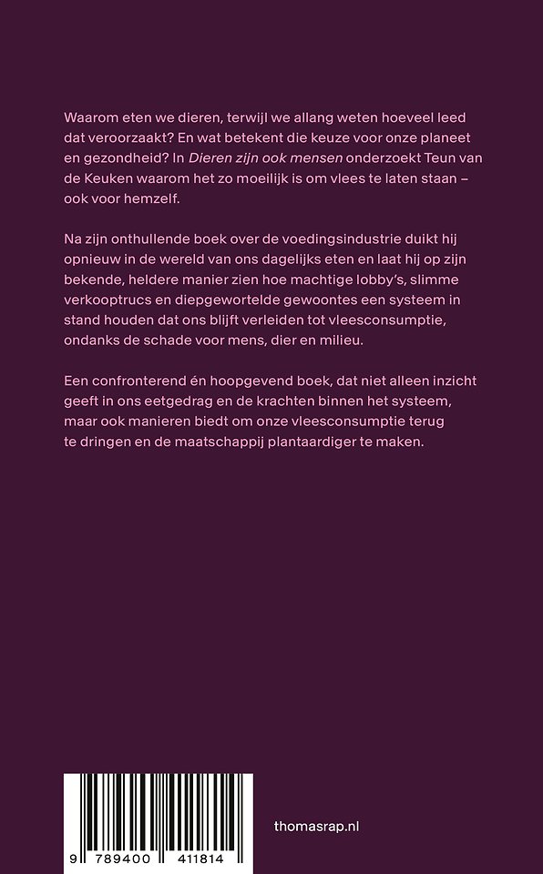 Dieren zijn ook mensen