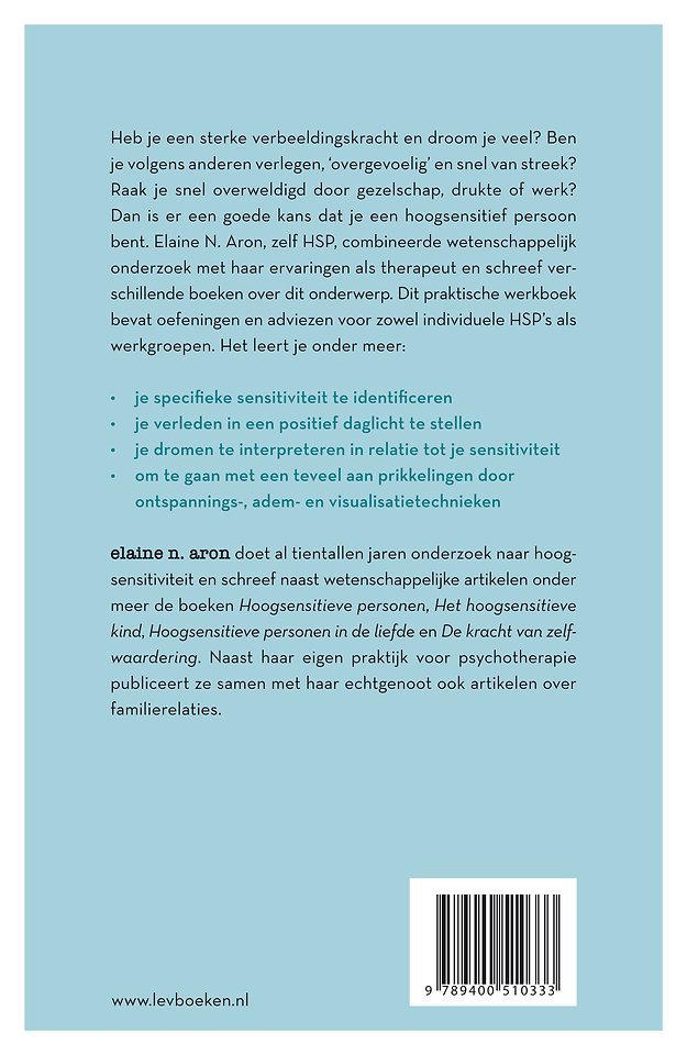 Het werkboek voor hoogsensitieve personen
