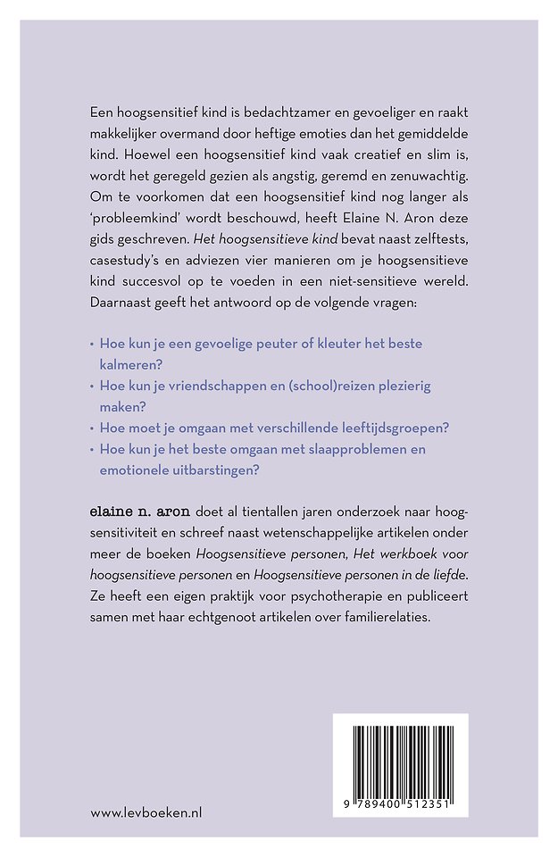 Het hoogsensitieve kind