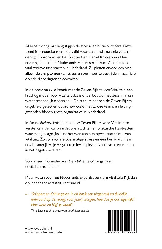 De vitaliteitrevolutie