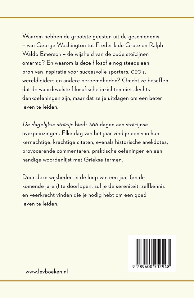 De dagelijkse stoïcijn