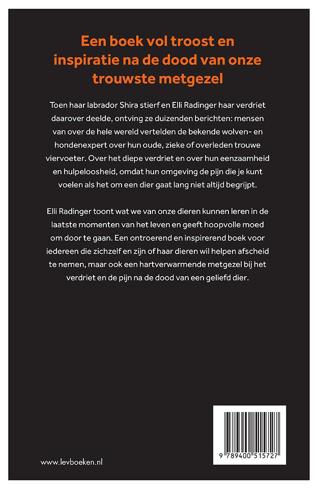 Vaarwel geliefde hond