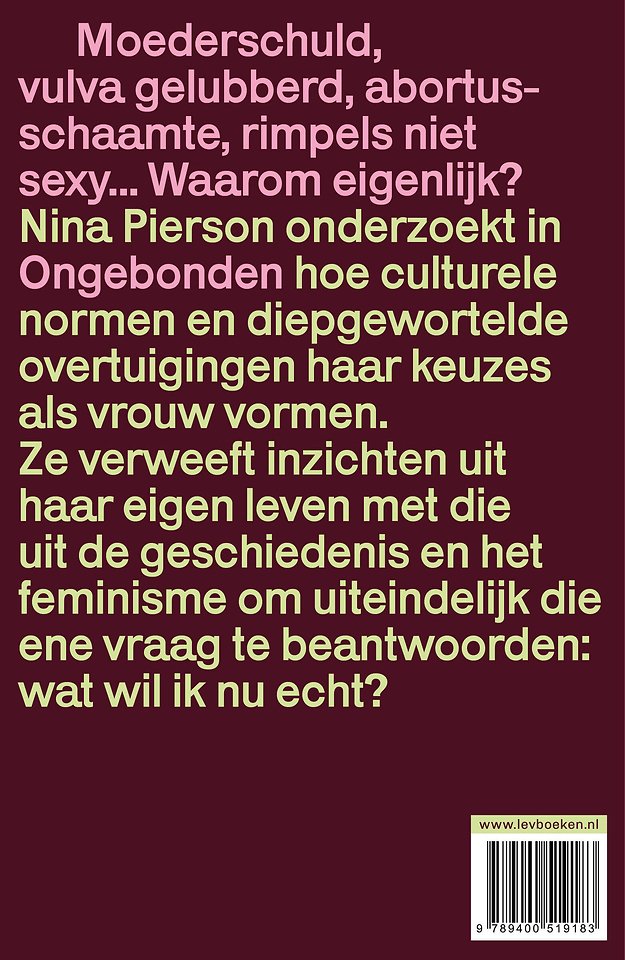 Ongebonden