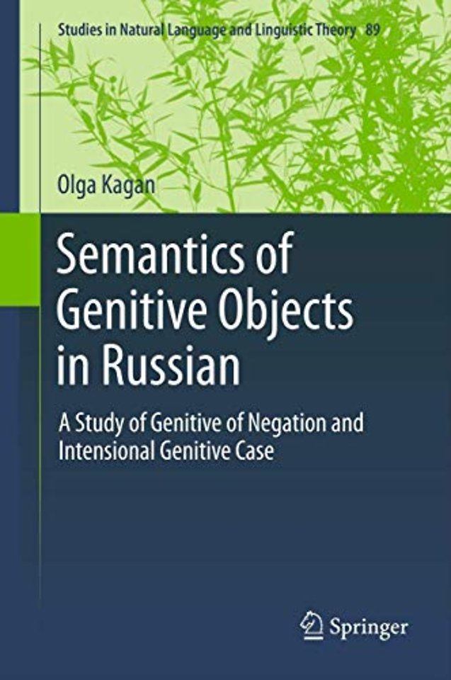 Semantics of Genitive Objects in Russian