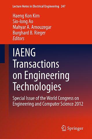 IAENG Transactions on Engineering Technologies