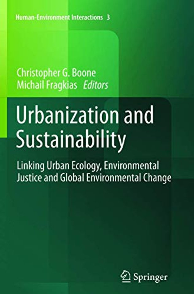 Urbanization and Sustainability