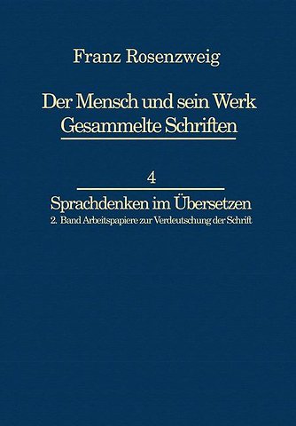 Franz Rosenzweig Sprachdenken