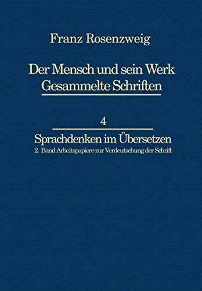 Franz Rosenzweig Sprachdenken