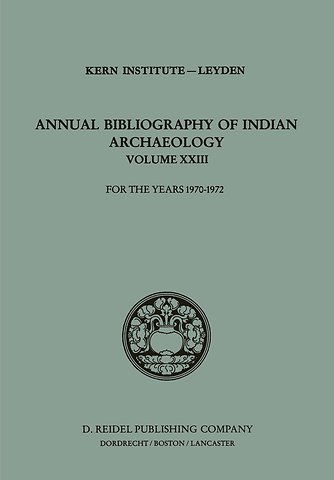 Annual Bibliography of Indian Archaeology