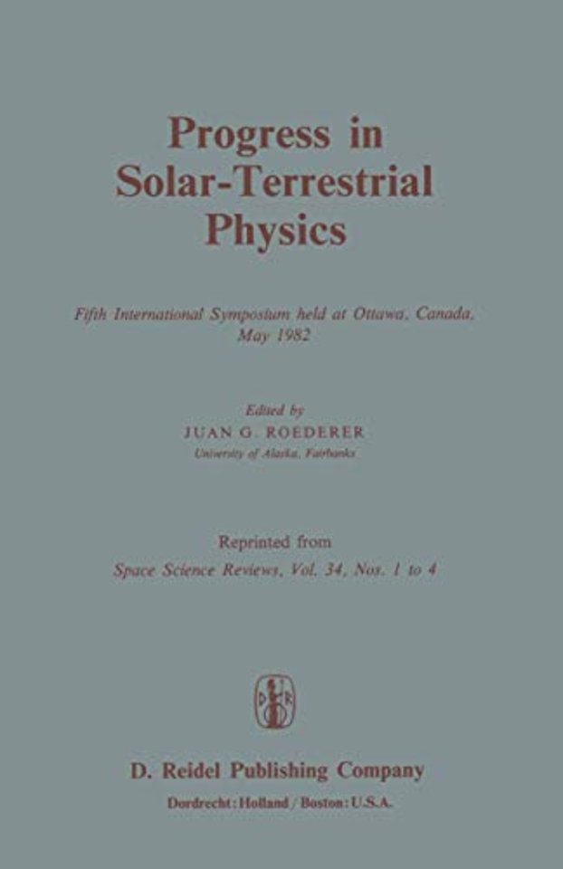 Progress in Solar-Terrestrial Physics