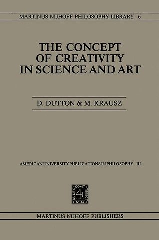 The Concept of Creativity in Science and Art