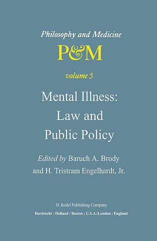Mental Illness: Law and Public Policy