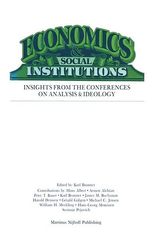 Economics Social Institutions