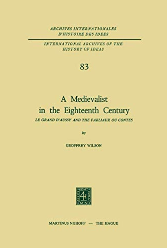 A Medievalist in the Eighteenth Century