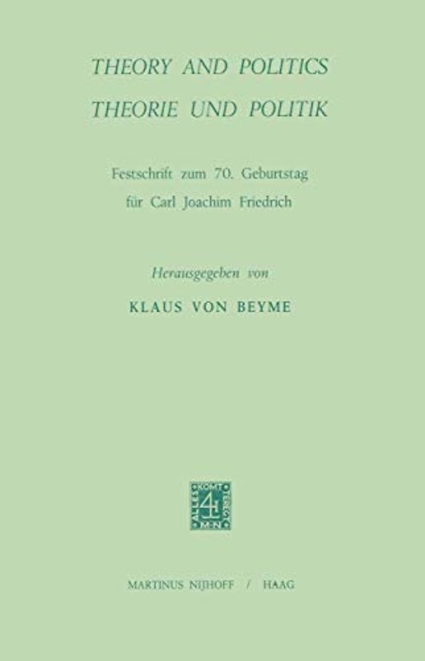 Theory and Politics / Theorie und Politik