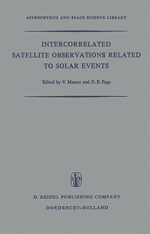 Intercorrelated Satellite Observations Related to Solar Events