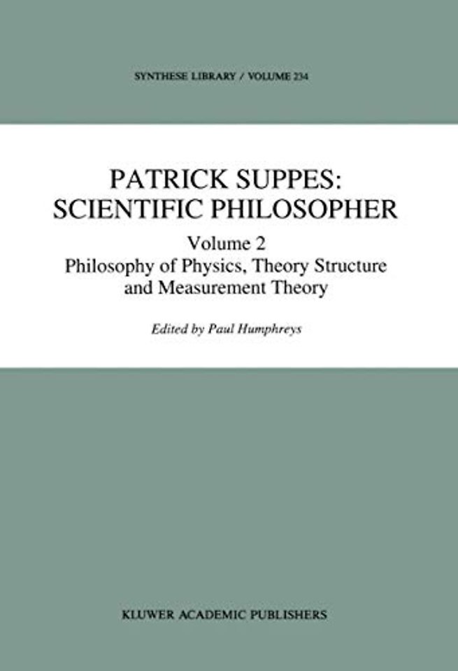 Patrick Suppes: Scientific Philosopher